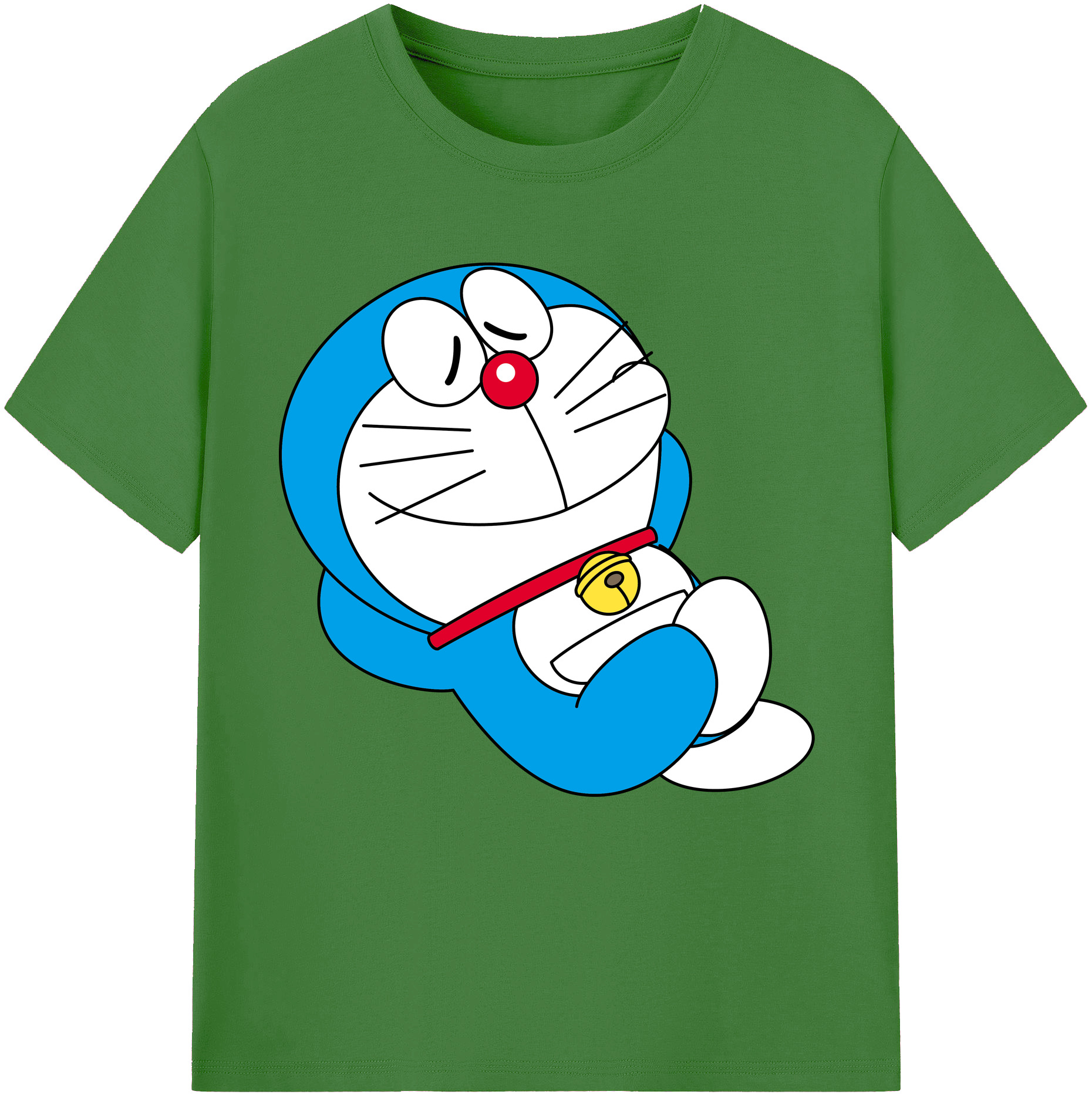 （画像用） ドラえもん Doraemon レディースカジュアルプリントTシャツ（綿100％）